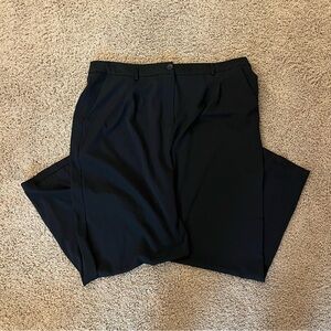 Princess Polly Black High-Waisted Wide Leg Trousers